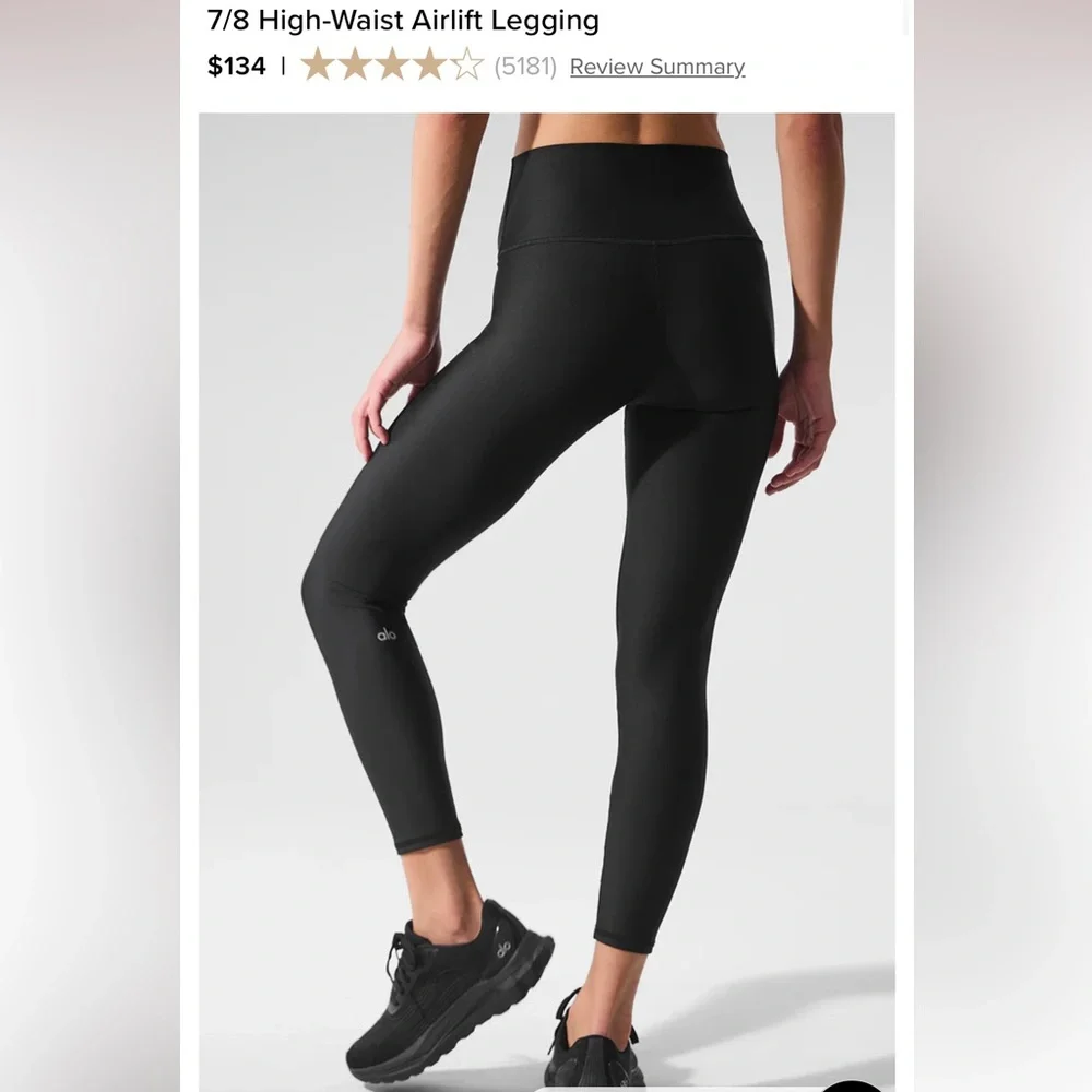 Alo 7/8 High-Waist Airlift Legging - Picture 2 of 5